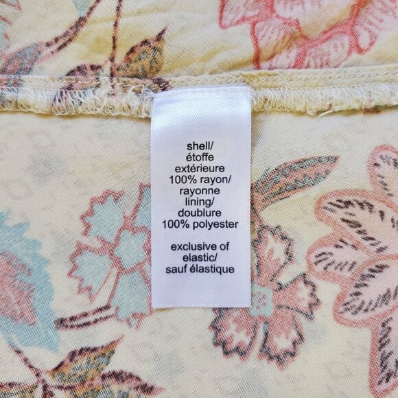 Maurices Smocked Floral Cold Shoulder Babydoll Mini Dress XL - Picture 7 of 8